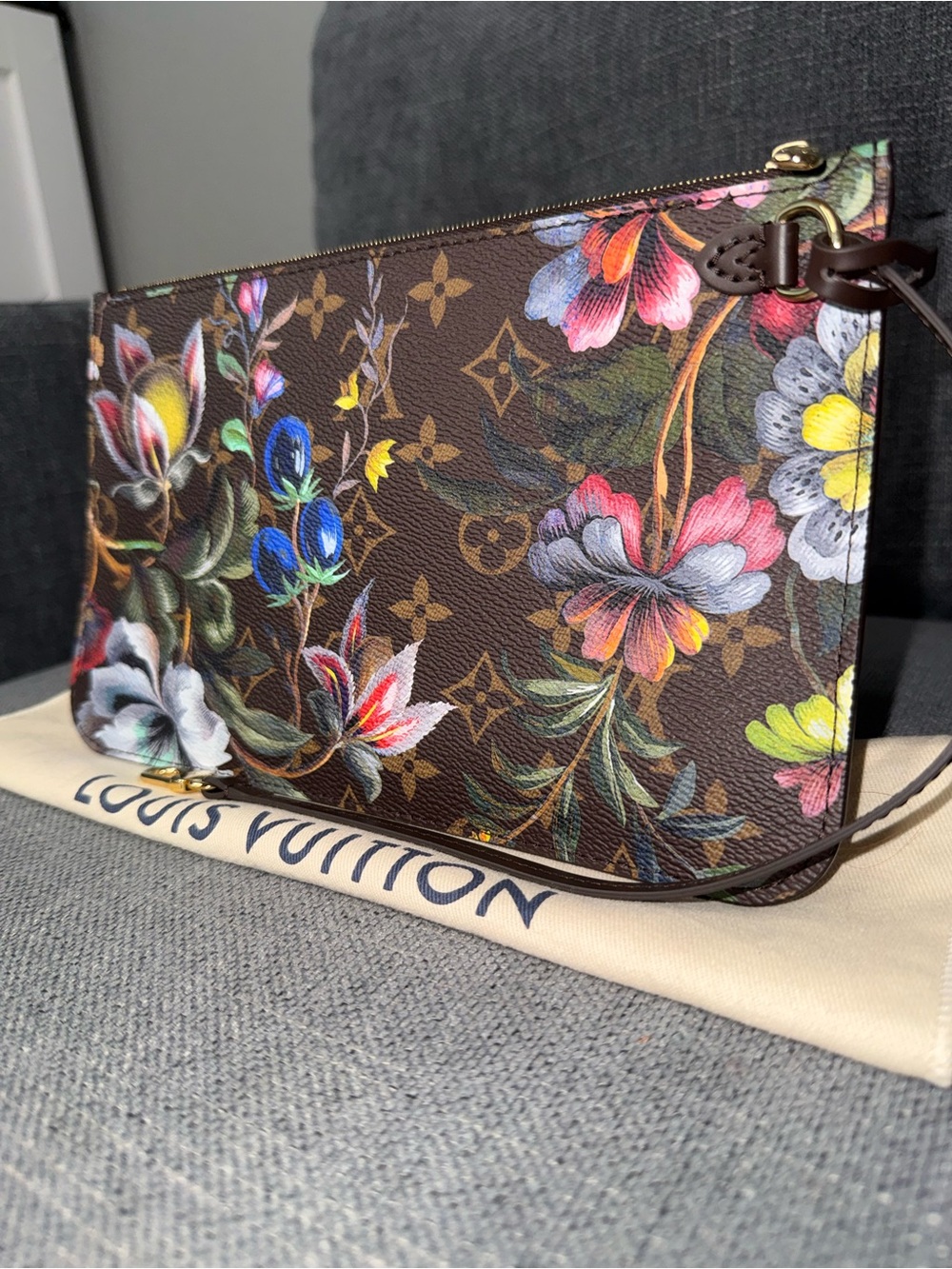 Louis Vuitton Neverfull Eden Garden limited edition wristlet pouch - Picture 2 of 7